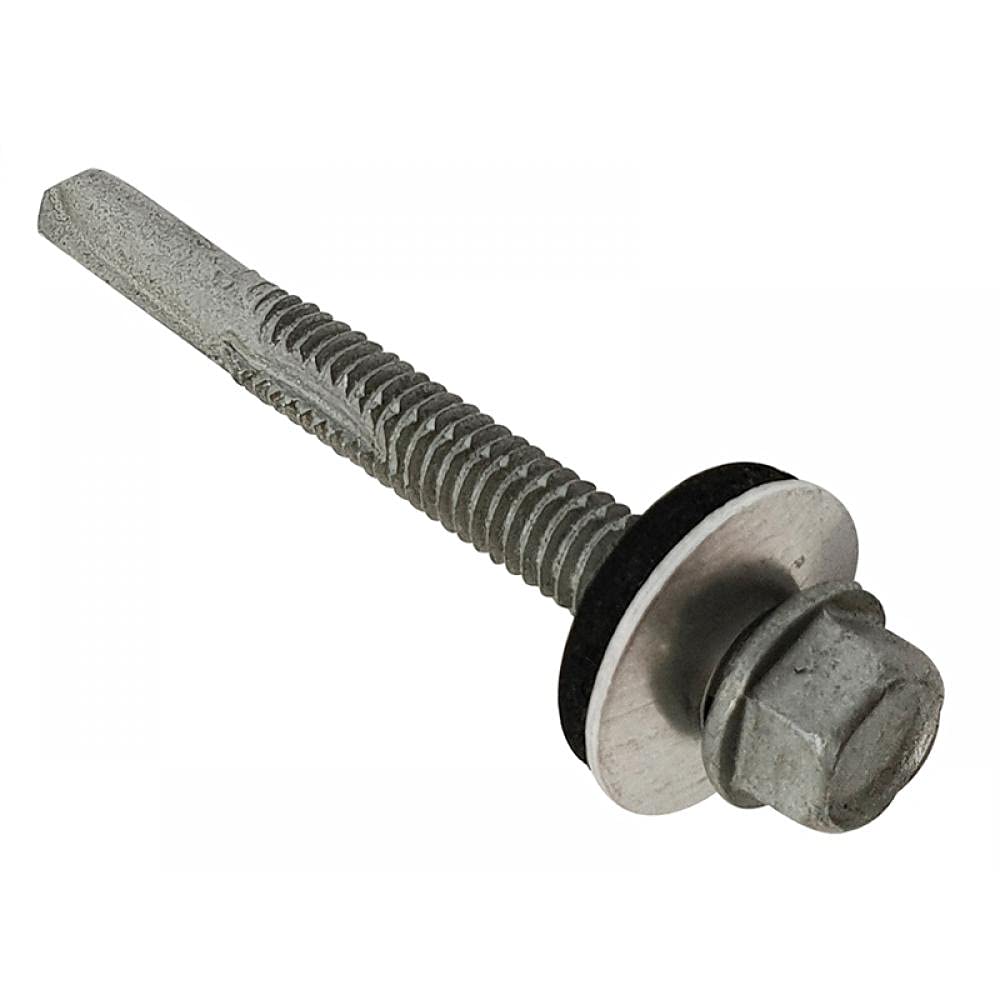 TechFast Heavy Duty Sheet to Steel Roofing Screws | 5.5 x 60mm | Elementech | Box 100