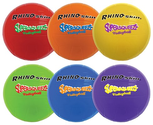 Champion Sports Super Squeeze Volleyball Set (Multi)