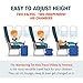 WANDERING TOT Inflatable Foot Rest for Air Travel - Toddler Travel Accessories - Adjustable Height Cushions - Bonus Eye Mask, Ear Plugs & Carrying Bag Travel Accessories for Kids & Adults