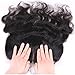 Youth Beauty® Brazilian Virgin Human Hair Body Wave Free Part Lace Frontal Closure Bleached Knots 13