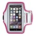 Gear Beast Sport Gym Running Armband with Key Holder and Reflective Safety Band for iPhone 6s, 6, Galaxy S7, S6, S6 Edge, S5, Motorola Moto G, Moto E, Moto X, Droid Maxx, Droid Turbo, Other