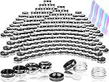 MotBach 100 Pcs 3g Empty Plastic Containers with