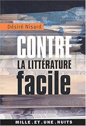 Contre la littérature facile