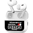 Ai Translation Earbuds Real Time 144-Language Translator Earbuds with Accent Support and 8-Language Offline Translator Device Two Way Translation Headphones for Language Learning Travel Business White