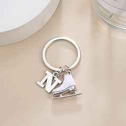 LIKGREAT Ice Skate Keychain Figure Skating