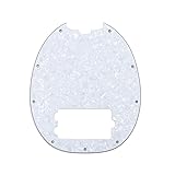 Musiclily 9 Hole Bass Pickguard for MusicMan MM