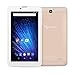 YUNTAB 7 inch 3G Unlocked Android Smartphone/Tablet,Support Dual SIM Cards, Quad Core Processor, IPS Touch Screen, with WiFi, GPS and Dual Camera, Alloy Metal Back(Gold)