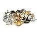 iloveDIYbeads 60pcs Mixed Antique Silver Bronze Gold 3D King Crown Loose Spacer Bead,Craft Supplies Crown Charms for Jewelry Making Accessory Findings (M264)