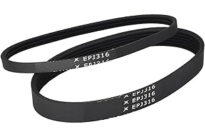 Treadmill Belt 2 Pcs V-Belt EPJ316 3/4/5/6/7 Ribs for DIY Model Motor Roller Belt Parts(4Ribs)