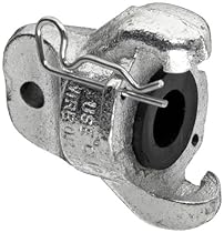 Dixon Air King AM0 Iron Air Hose Fitting, 2 Lug Universal Coupling with Blank End