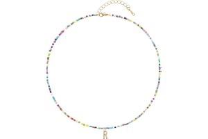 Senfour Gold Plated Initial Letter Necklaces for Girls, Name Necklace Personalized for Women, Girls, Teens and Preteen Girl Gifts