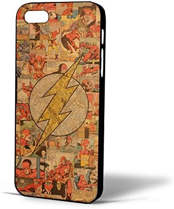 Flash Superhero Logo Dc Comics for Iphone Case (iPhone 6 plus Black)