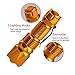 J5 Tactical J5 V1 Pro Hunter Orange Tactical Flashlight - The Original 300 lm Ultra Bright, LED Mini 3 Mode Flashlight, Hunter Orange…