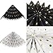 Birthday Decorations Black Happy Birthday Banner Paper Flowers Tissue Paper Pom Poms Paper Lanterns Paper Fans for Birthday Party