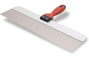 MARSHALLTOWN DuraSoft I Taping Knife,20 Inch, Stainless Steel Blade, Drywall, DuraSoft Handle, 3520SD