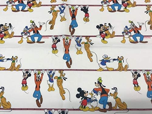 tela disney mickey&donald 100% popelin algodón: Amazon.es: Hogar