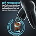 POWERLIX Leg Sleeve - Best Knee Brace for Leg Pain for Men & Women Knee Support for Running, Basketball, Volleyball, Weightlifting, Gym, Workout, Sports Please Check Sizing Chart