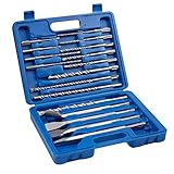 17 PCS Hammer Drill Bits and Chisels Set, SDS Plus