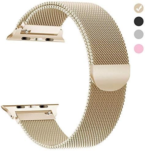yamen Compatible for Apple Watch Band 38mm 40mm Milanese Loop for iwatch Band 42mm 44mm Series 2 Series 3 Series 4