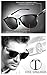 ATTCL Unisex Retro Metal Frame Driving Polarized Aviator Sunglasses For Men Women 18020blackgray