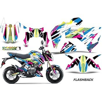 Kawasaki Z125 PRO 2017 MX Dirt Bike Graphic Kit Sticker Decals Z 125 FLASHBACK