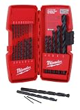 Milwaukee Drill Bit Set, Black Oxide, 21 Pcs.