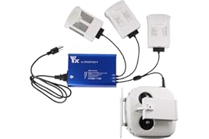 Hanatora 4 in 1 Rapid Multi Battery Charger with Ground for DJI Phantom 4/4 Advanced/4 Pro V2.0/4 Pro Plus Obsidian Drone&Remote Controller,Parallel Charging hub for Phantom 4 Series