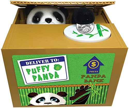 Ziv Coin Bank, Unique Gadgets &amp; Toys Stealing Money Piggy Bank,Panda Piggy Bank
