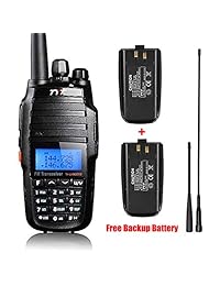 TYT TH-UV8000D Alta potencia 10 vatios Banda dual 2M / 70CM Radio bidireccional Repetidor de banda cruzada Transceptor de mano aficionado HAM, con batería de respaldo gratis