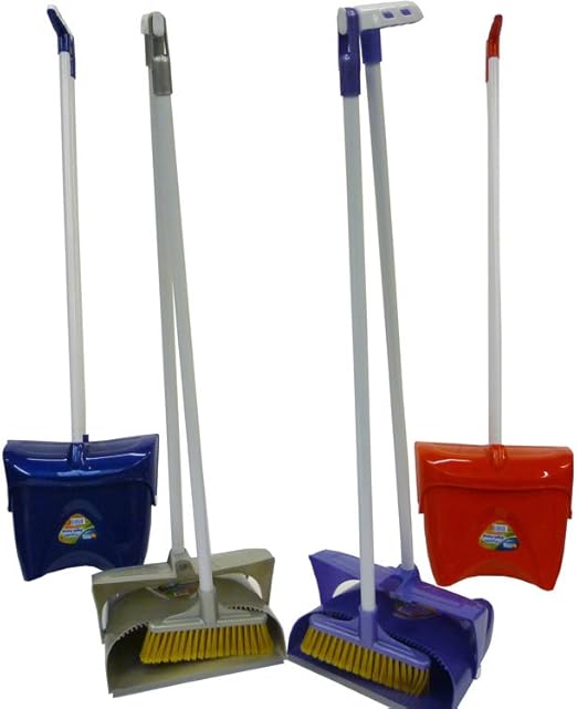 Lidded Long Handled Dustpan And Brush Dust Pan With Brush Set (Choose
