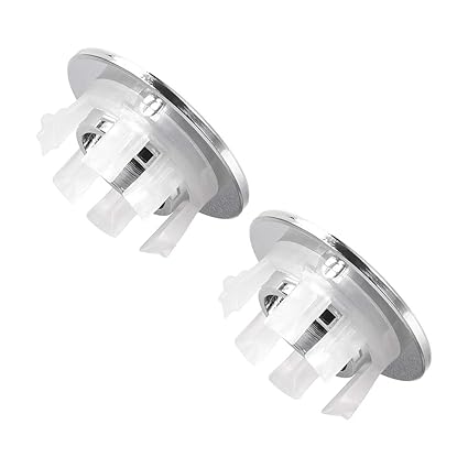 Uxcell Sink Overflow Covers Kitchen Basin Trim Round Hole Caps