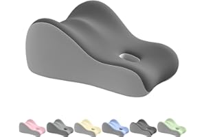 YFZD3087 Latex Comfort Pillow for Adults | Supportive Cushion for Pregnancy, Relaxation & Couples | All-Purpose Sleeping & Lounging Pillow with Washable Cover-Two-Tone Gray