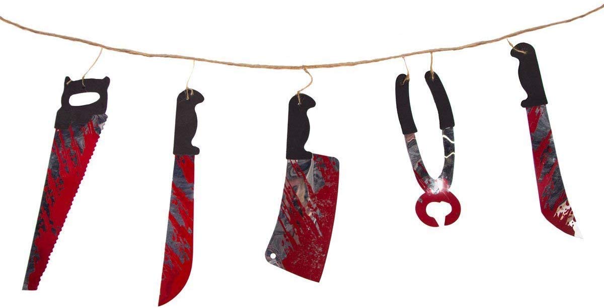 Folat 23747 Garland Horror Tools, Multi Colors, Costumes