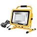 Ustellar 10000LM 100W LED Work Light, Waterproof, 2 Brightness Levels, 25ft Cord, 5000K Daylight White