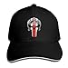 BOoottty Ohio State University Skull OSU Ohio State Buckeyes Flex Baseball Cap Black