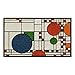 Uni-Art Frank Lloyd Wright Colored Coonley Playhouse Doormat