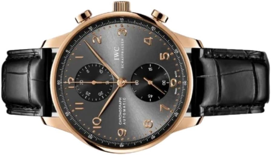 IWC Portugieser Chronograph 18KT Rose Gold IW371482 - New Old Stock
