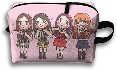 Fashion Girl Storage Cosmetics Case Travel Makeup Bag For Women