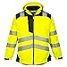 Portwest PW3 Hi-Vis Winter Jacket Work Safety Protective Reflective Waterproof Coat ANSI 3, 5XL