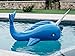 Mimosa Inc Narwhal Whale Inflatable Premium Quality Giant Size Pool Float
