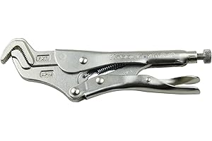 K Tool International 54053 9" Parrot Plier for Garages, Repair Shops and DIY, 3 Sided File-cut Grip, Chrome-molybdenum Steel, 15/64" to 1-1/4" (6-32mm) Jaw Capacity, Adjustable Pressure Screw