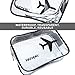 Clear Toiletry Bags 2pcs/pack TSA Approved Airline Carry on Travel Cosmetic Pouch Quart Size 3-1-1