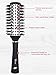Round Barrel Ceramic Hair Brush - Natural Boar Bristles for Volumizing, Blow-Drying, Curling, Shine, Straigthening - Anti Frizz and Static - Ergonomic Travel Friendly - 1.5 inch - Get Amazing Hair Now