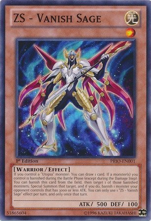 Yu-Gi-Oh! - ZS - Vanish Sage (PRIO-EN001) - Primal Origin - 1st Edition - Common
