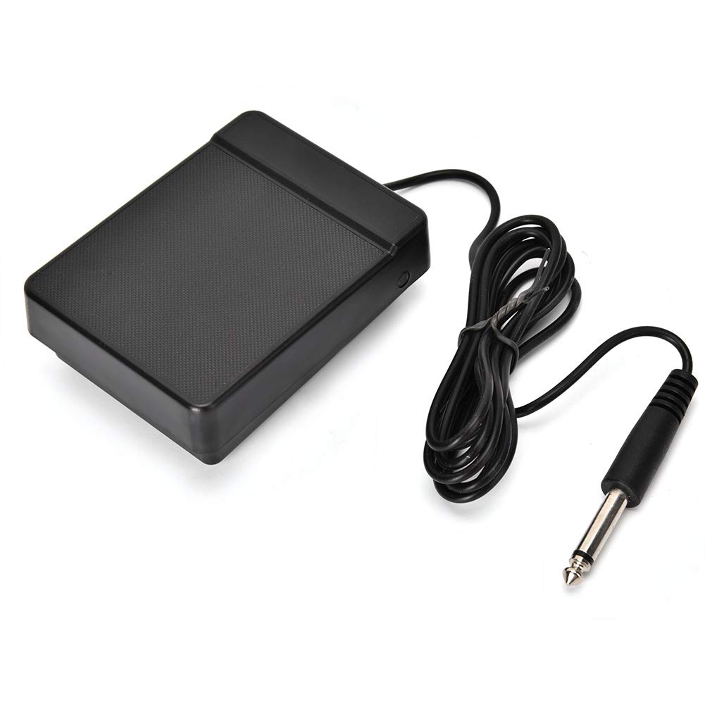 Piano Sustain Pedal Keyboard Piano Pedal Foot Sustain 6.35 Foot Single Controller Keyboard for Electronic Brushes