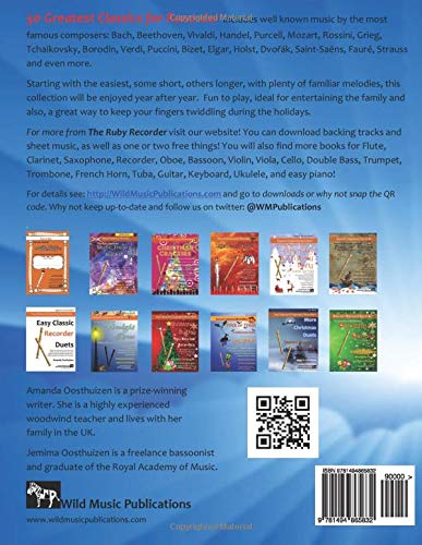 50+ Greatest Classics for Recorder: instantly recognisable tunes by the world's greatest composers arranged especially… - Image 3