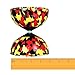 Mr B Harlequin Diabolo, Metal Diablo Sticks & Diabolo Directions Instructional DVD! (Black, Yellow & Red)