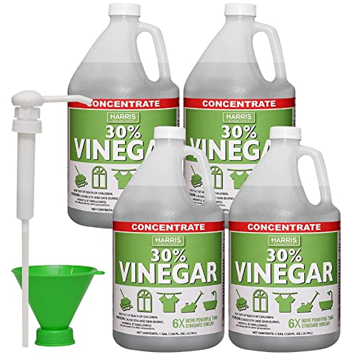 Harris 30 Vinegar, Extra Strength with Pump Dispenser Included (Gallon