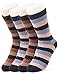 VERO MONTE 4 Pairs Womens Winter Socks Crew Cotton Socks For Women