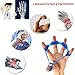 Hand Grip Strengthener Finger Stretcher Strength Trainer for Forearm Exercise/Guitar Finger Strengtheners/Rock Climbing Grips-6 Set (6 PCS Finger Stretchers)